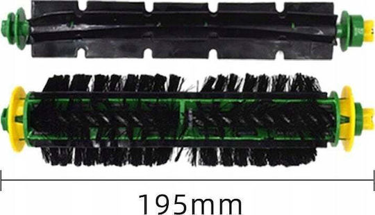Set Perii Jettools Perii 2x Perie de Cauciuc Seria Irobot Roomba 500
