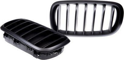 Front Car Grille Mtuning Sport Matte Black BMW X5 F15 F85 X6 F16 F86 2013-2018