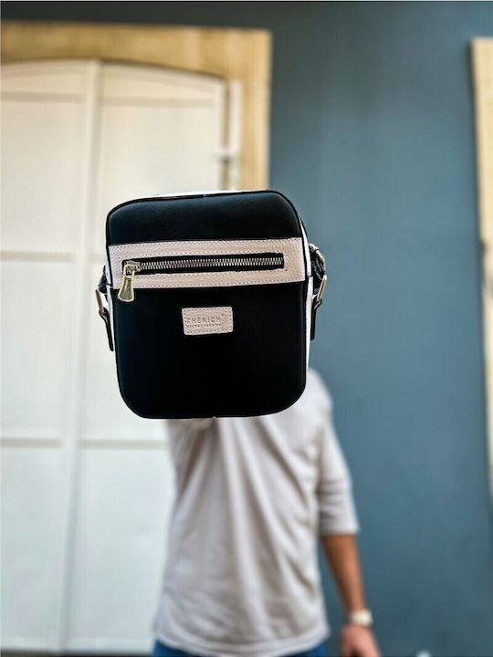 Leather Men's Bag Shoulder / Crossbody Black