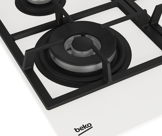 Beko Gaskochfeld Autonom 58.5x52.4εκ. Weiß