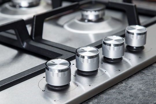 Beko Gas Cooktop Autonomous Inox 58x51εκ. Silver