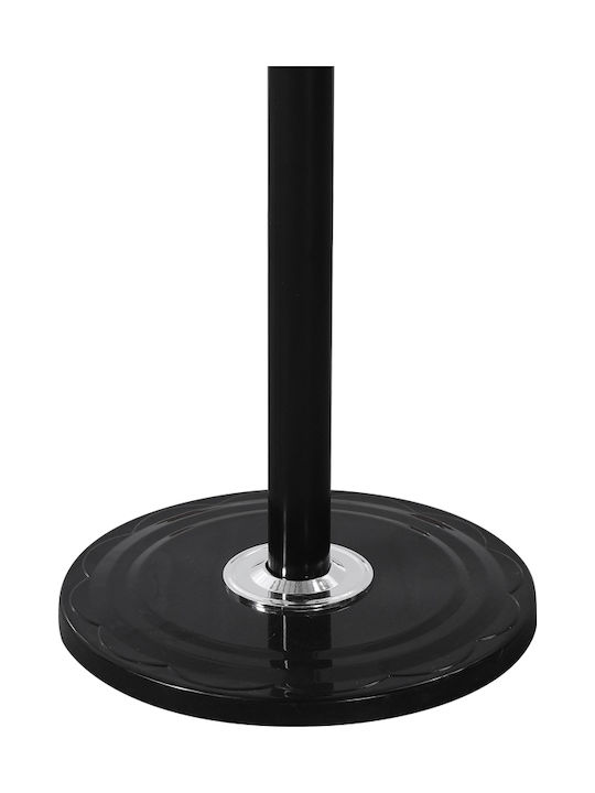 Pakketo Metallic Coat Rack Black Keleste 37x37x175cm