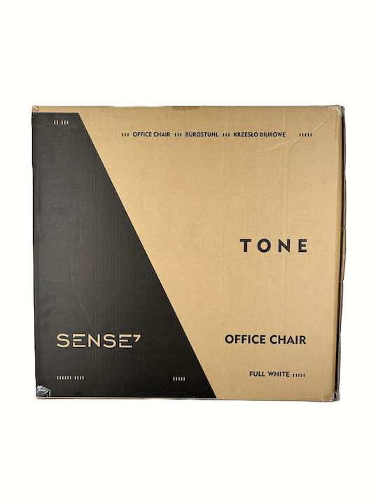 Καρέκλα Γραφείου με Μπράτσα Λευκό-Γκρι Tone SENSE7 Καρέκλα Γραφείου με Μπράτσα Λευκό-Γκρι Tone SENSE7