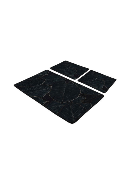 L'Εssentiel Maison Σετ Πατάκια Μπάνιου 359CHL5302 Dark Green 3τμχ