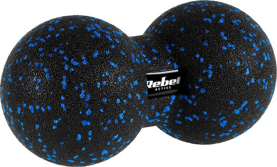 Massage-Roller-Set Mini-Roller 2 Bälle 2 Duobälle 6-teilig Schwarz-Blau Farbig Matte