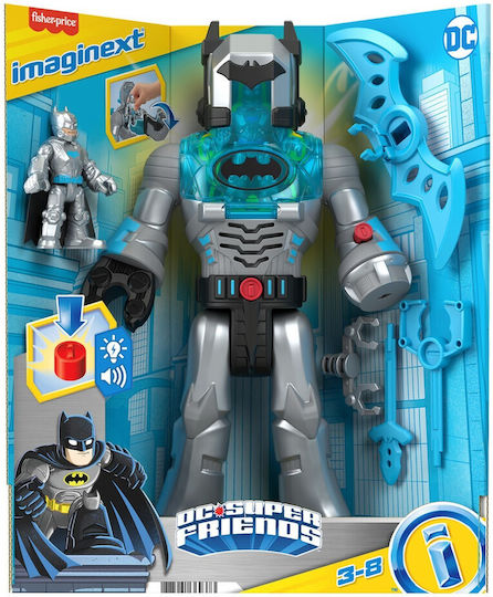 Φιγούρα Δράσης Imaginext Dc Super Friends Robot Batman με Ήχους 30εκ.