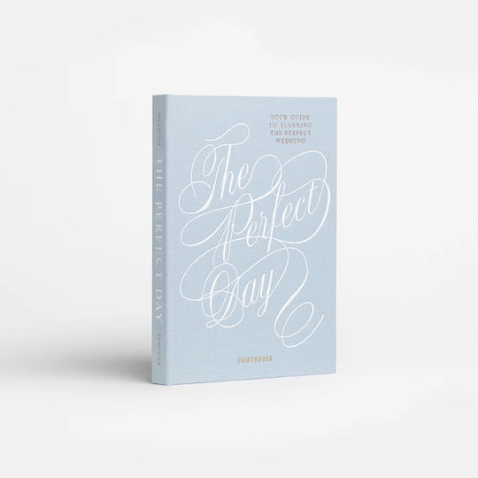 Printworks The Perfect Day, Wedding Agenda Σημειωματάριο 107 Φύλλων Μπλε