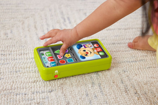 Fisher Price Jucărie Telefon Laugh And Learn 2în1 Smartphone Cu Muzică și Sunete Pentru 9+ Luni