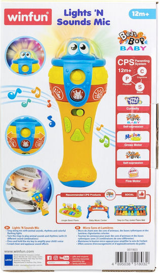 Winfun Музикален инструмент с музика, светлина и звуци за 12++ месеца