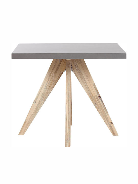 Olbia Garden Table Gray 90x90x76cm