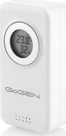 GoGEN Ασύρματος Μετεωρολογικός Σταθμός Ψηφιακός Επιτραπέζιος Μαύρος