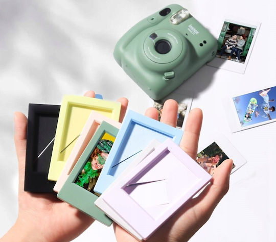 Loveinstant Plastic Photo Frame with Blue Frame