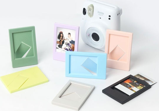 Loveinstant Plastic Photo Frame with Blue Frame