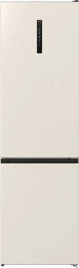 Gorenje Ψυγειοκαταψύκτης 331lt Total NoFrost Υ200xΠ60xΒ59.2εκ. Μπεζ NRK6202AC4
