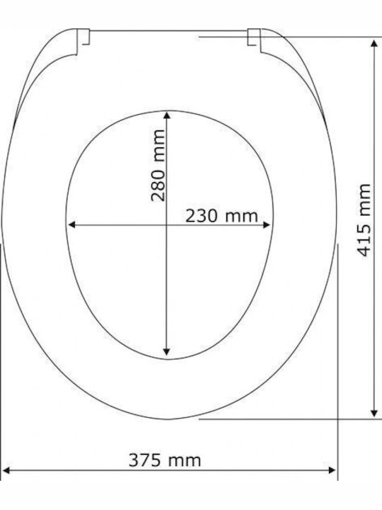 Wenko Samos Toilettensitz Kunststoff 37,5x37,5cm Weiß