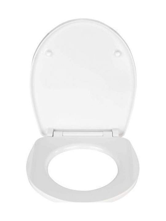 Wenko Plastic Toilet Seat White Kikker 45cm