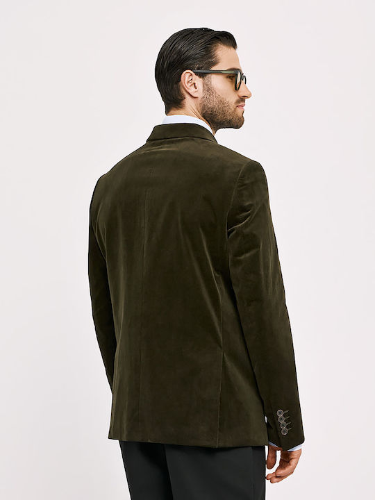 Men's Suit Jacket Slim Fit Green