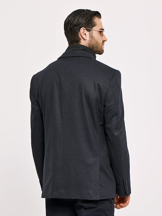Men's Winter Suit Jacket Blue
