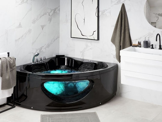 Beliani 221671 Acrylic Bathtub with Hydromassage 138x138cm Beliani 221671 Acrylic Bathtub with Hydromassage 138x138cm
