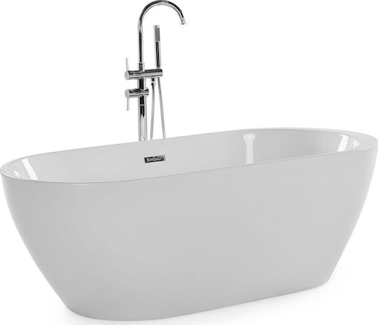 Beliani 243174 Freistehende Acryl Badewanne 160x75cm Beliani 243174 Freistehende Acryl Badewanne 160x75cm