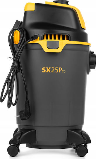 Stanley Σκούπα Υγρών / Στερεών 1200W με Πλαστικό Κάδο 25lt
