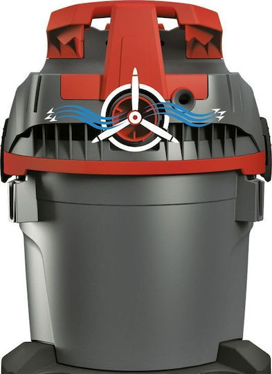 Starmix uClean ARDL-1445 EHP Staubsauger Flüssigkeiten / Feststoffe 1400W mit Kunststoff Behälter 45Es