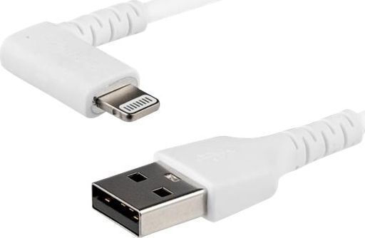 StarTech Regular / Angle (90°) USB-A to Lightning Cable White 1m (RUSBLTMM)