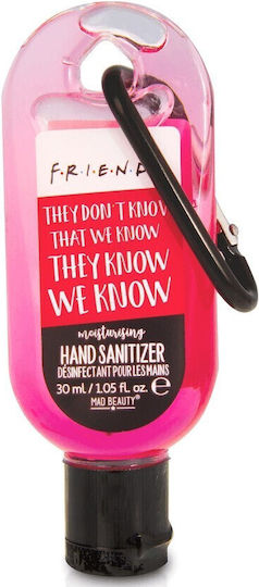 Mad Beauty Friends Clip & Clean Αντισηπτικό Gel Χεριών 24x30ml