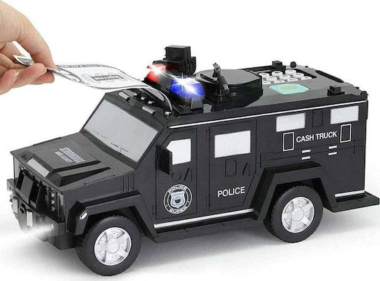 Toy Car Police Piggy Bank Atm Safe Za3705