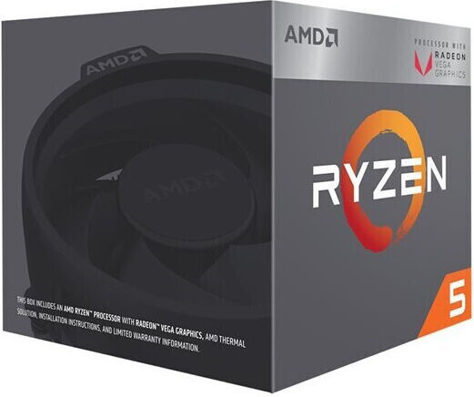 AMD Ryzen 5 3400G 3.7GHz Процесор 4 Ядра за Socket AM4 Tray