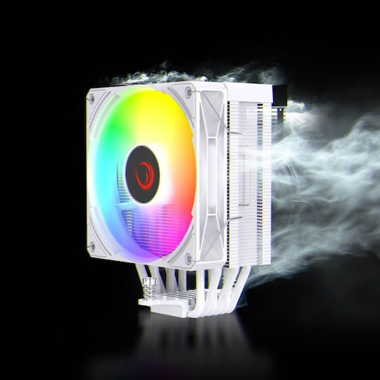 Rampage Octagon C70 CPU Kühlung für Socket 1700 / AM5 mit ARGB Beleuchtung Weiß