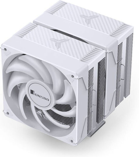 Jonsbo Ψύκτρα Επεξεργαστή για Socket AM4/AM5/1200/115x/1700 με ARGB Φωτισμό Λευκή