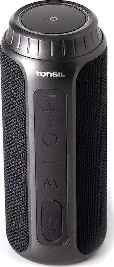 Tonsil Filp 6 Водоустойчиво Bluetooth високоговорител 20W с живот на батерията до 10 часа Черен