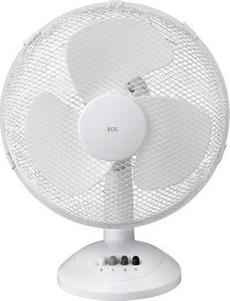 ECG Tischventilator 40W Lüfterdurchmesser 30cm Weiß