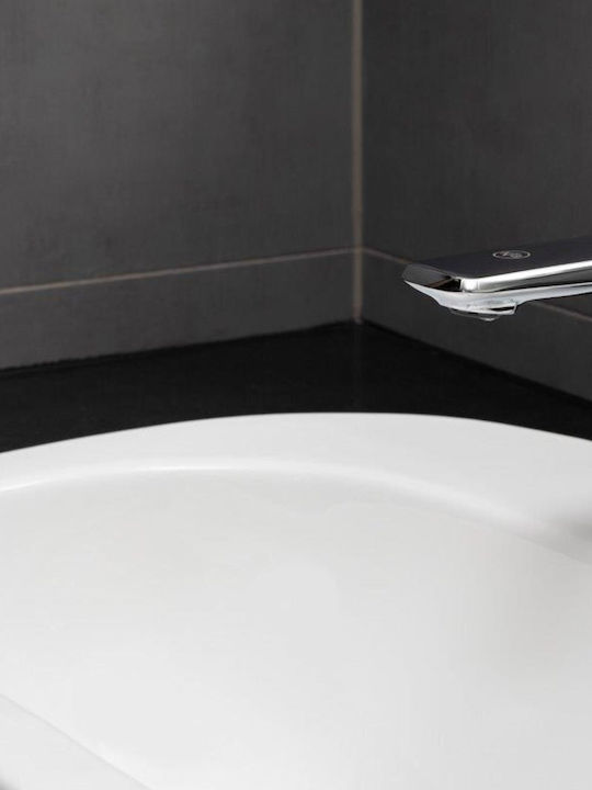 KFA Mixing Time Flow Sink Faucet with Photocell Sensor Silver
