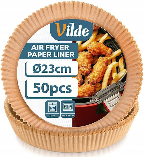 Orion Hârtii Antiaderente pentru Air Fryer 23x23cm 50buc