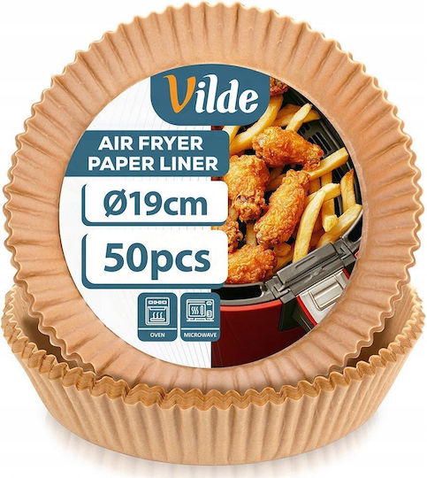 Orion Αντικολλητικά Χαρτιά για Air Fryer 19x19εκ. 50τμχ