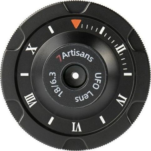 7artisans Crop Camera Lens 18mm f/6.3 Photoelectric UFO Wide Angle / Pancake for Fujifilm X Mount Black