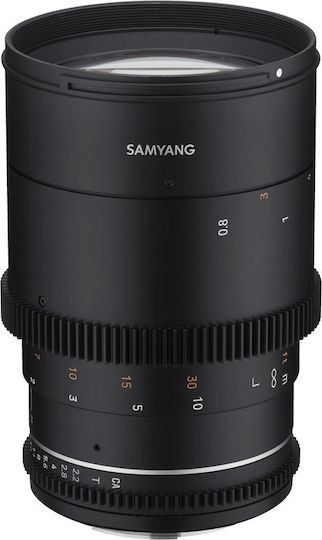 Samyang Full Frame Φωτογραφικός Φακός MF 135mm T2.2 VDSLR MK2 Telephoto για Micro Four Thirds (MFT) Mount Μαύρος