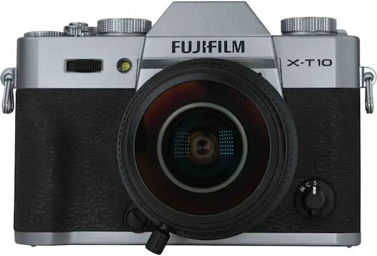 7artisans Obiectiv Foto Crop 4mm f/2.8 Circular Ochi De Pește Pentru Montaj Fujifilm X Negru