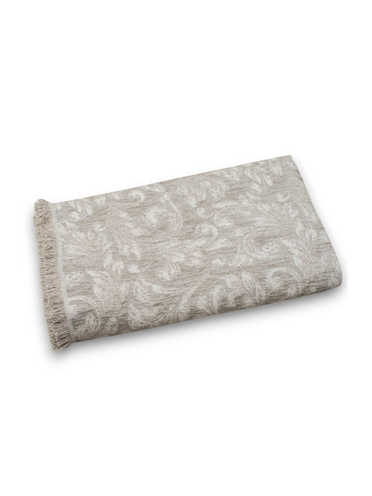 Cotone Ριχτάρι Πολυθρόνας Chenille 180x170εκ. Γκρεζ 579170