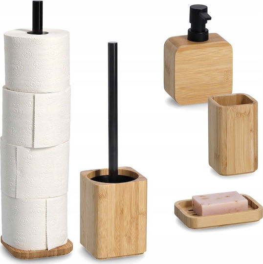 Zeller Dispenser από Bamboo Μπεζ Zeller Dispenser από Bamboo Μπεζ