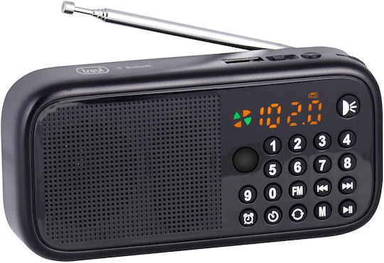 Trevi Dr-7f40bt Φορητό Ραδιόφωνο Επαναφορτιζόμενο με Bluetooth και USB Μαύρο