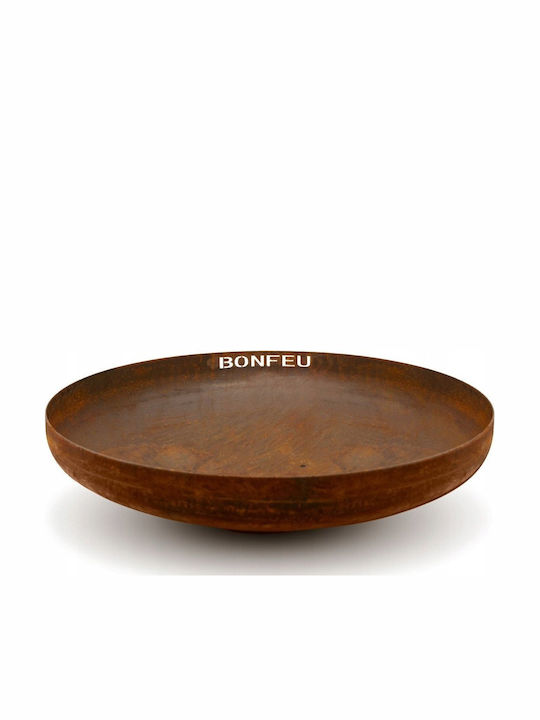 Bonfeu Bonbowl 80 Τζάκι Εξωτερικού Χώρου Μεταλλικό Γκρι 80x80x21cm