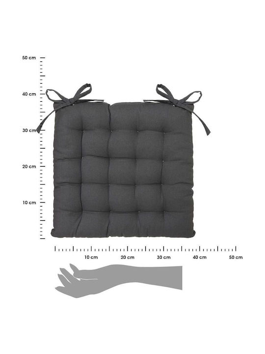 Atmosphera Μαξιλάρι Καρέκλας Κήπου Aria Trade Γκρι 38x38εκ.