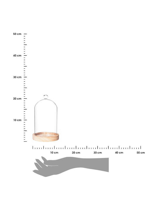 Atmosphera Decorative Space Bell made of Glass 11x11x19cm 1pcs