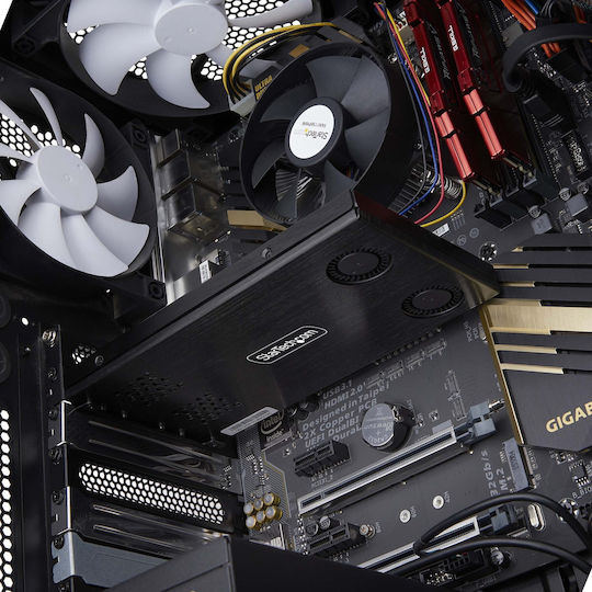 Αντάπτορας Σκληρό Δίσκο Startech 2m2-removable-pcie Μαύρο