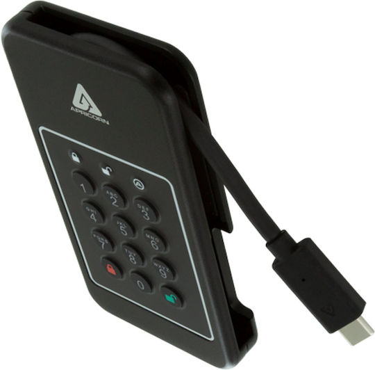 Apricorn Aegis NVX USB-C Externe HDD 2TB 2.5" Schwarz