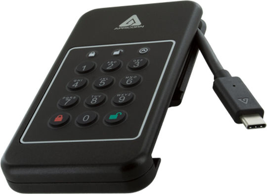 Apricorn Aegis NVX USB-C Externe HDD 2TB 2.5" Schwarz