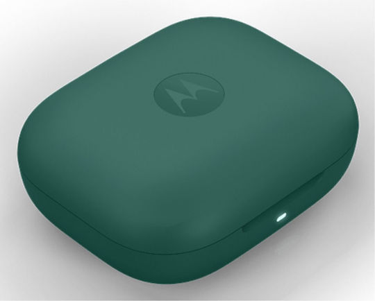Motorola Moto Buds BASS Bluetooth хендсфри Слушалки с Устойчивост на Пот и Кутийка за Зареждане Pantone Posy Green
